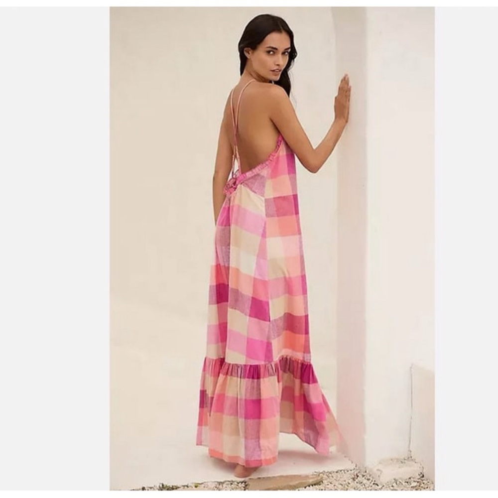 Anthropologie The Malika Printed Dress: Picnic Edition NWT SZ 1X - Picture 2 of 16